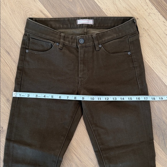 👖 Uniqlo Women’s Skinny Jeans – Brown Size 7 - Picture 6 of 10